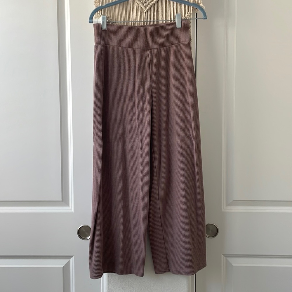 Abercrombie & Fitch wide leg waffle lounge pants